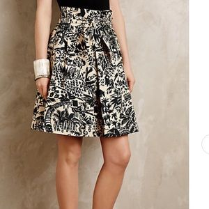 Anthropologie Corey Lynn Calter Palm Mini Skirt